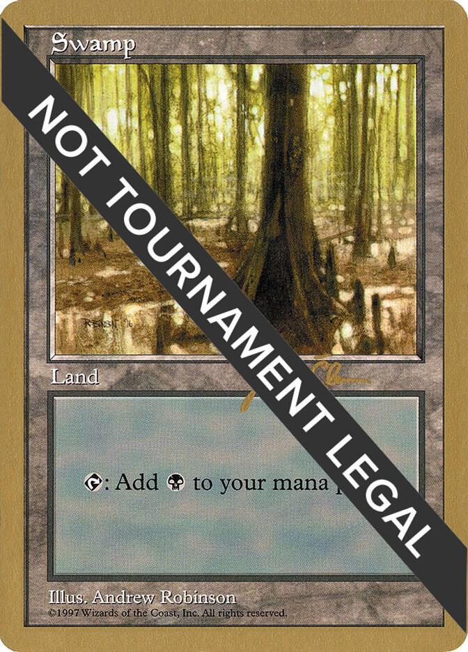 Swamp (443) - 1997 Jakub Slemr (5ED) card from World Championship Decks