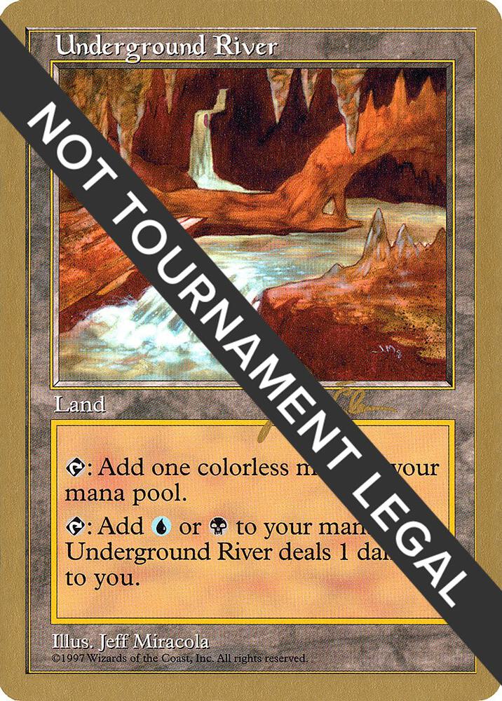 Underground River - 1997 Jakub Slemr (5ED) card from World Championship Decks