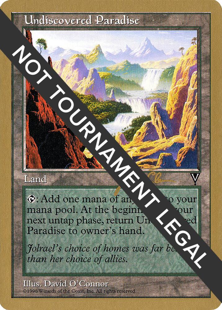Undiscovered Paradise - 1997 Jakub Slemr (VIS) card from World Championship Decks