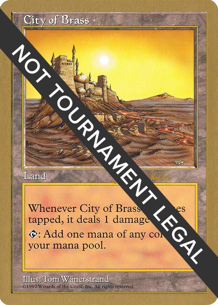 City of Brass - 1997 Janosch Kuhn (5ED) card from World Championship Decks