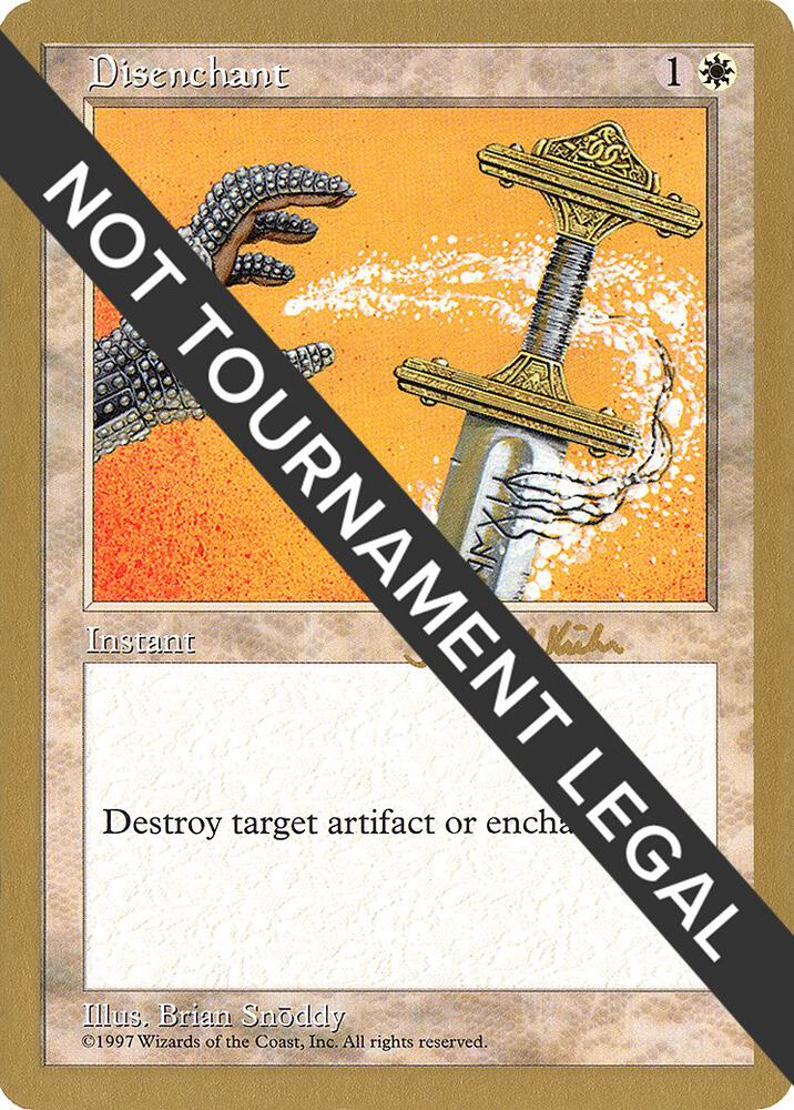 Disenchant - 1997 Janosch Kuhn (5ED) card from World Championship Decks