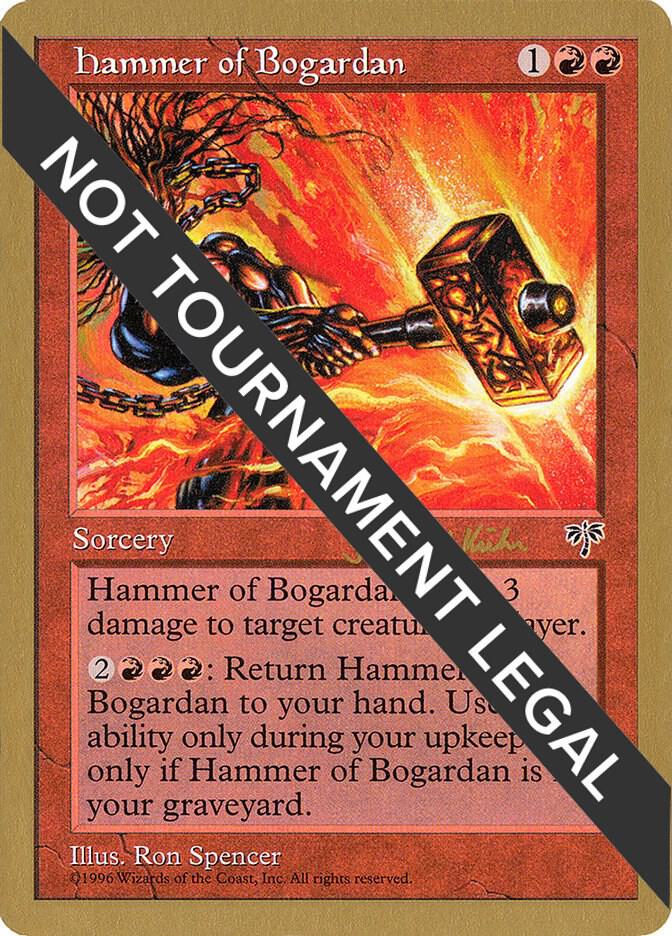 Hammer of Bogardan - 1997 Janosch Kuhn (MIR) card from World Championship Decks