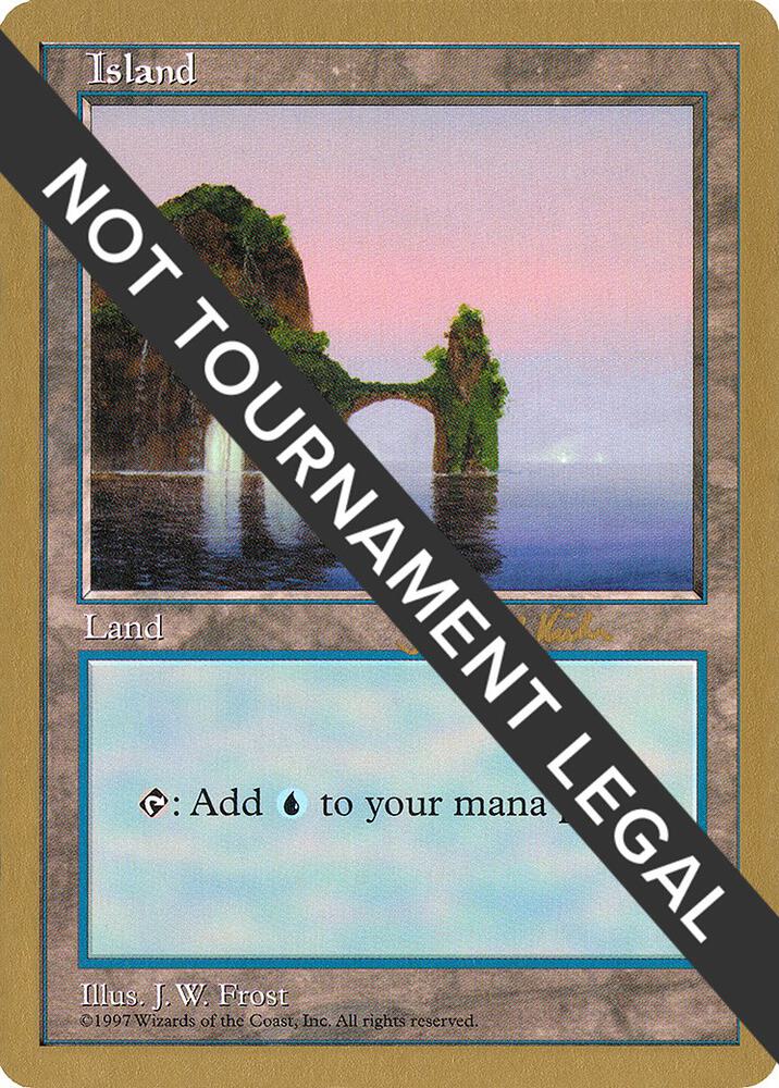 Island (425) - 1997 Janosch Kuhn (5ED) card from World Championship Decks