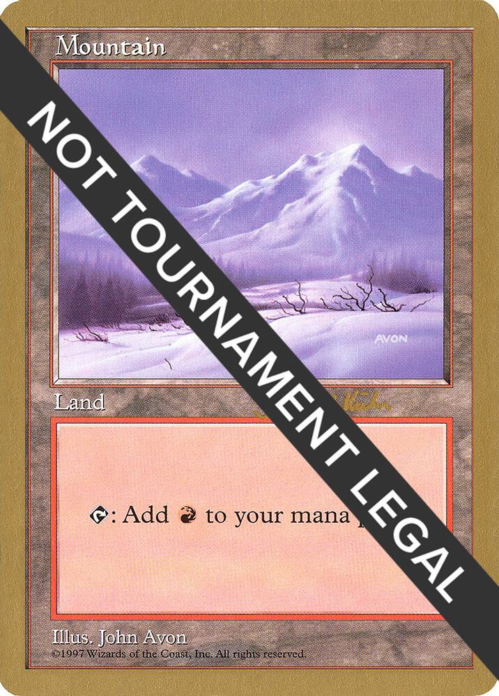 Mountain (430) - 1997 Janosch Kuhn (5ED) card from World Championship Decks