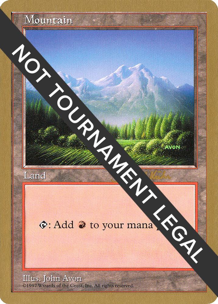 Mountain (431) - 1997 Janosch Kuhn (5ED) card from World Championship Decks