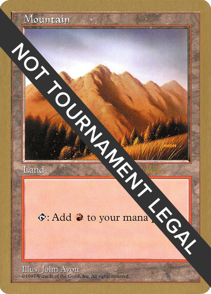 Mountain (432) - 1997 Janosch Kuhn (5ED) card from World Championship Decks