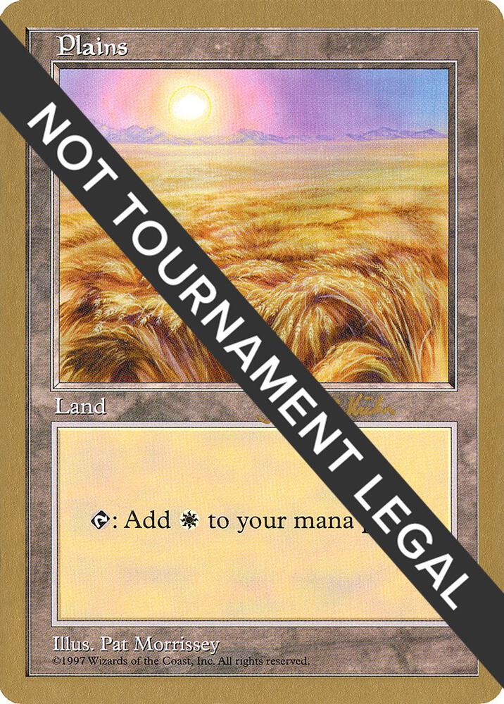 Plains (436) - 1997 Janosch Kuhn (5ED) card from World Championship Decks