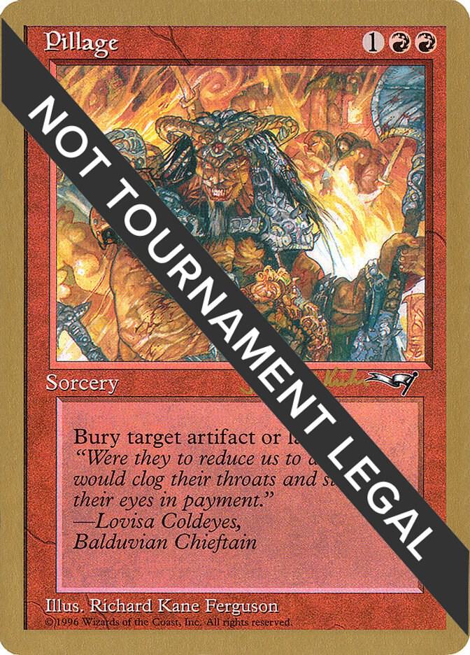 Pillage - 1997 Janosch Kuhn (ALL) card from World Championship Decks