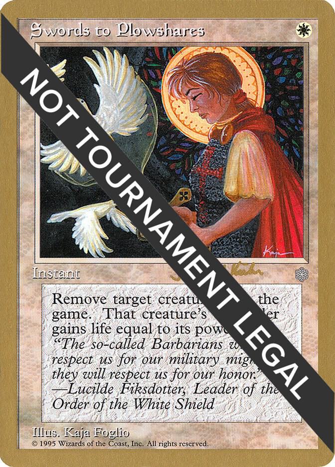 Swords to Plowshares - 1997 Janosch Kuhn (ICE) card from World Championship Decks