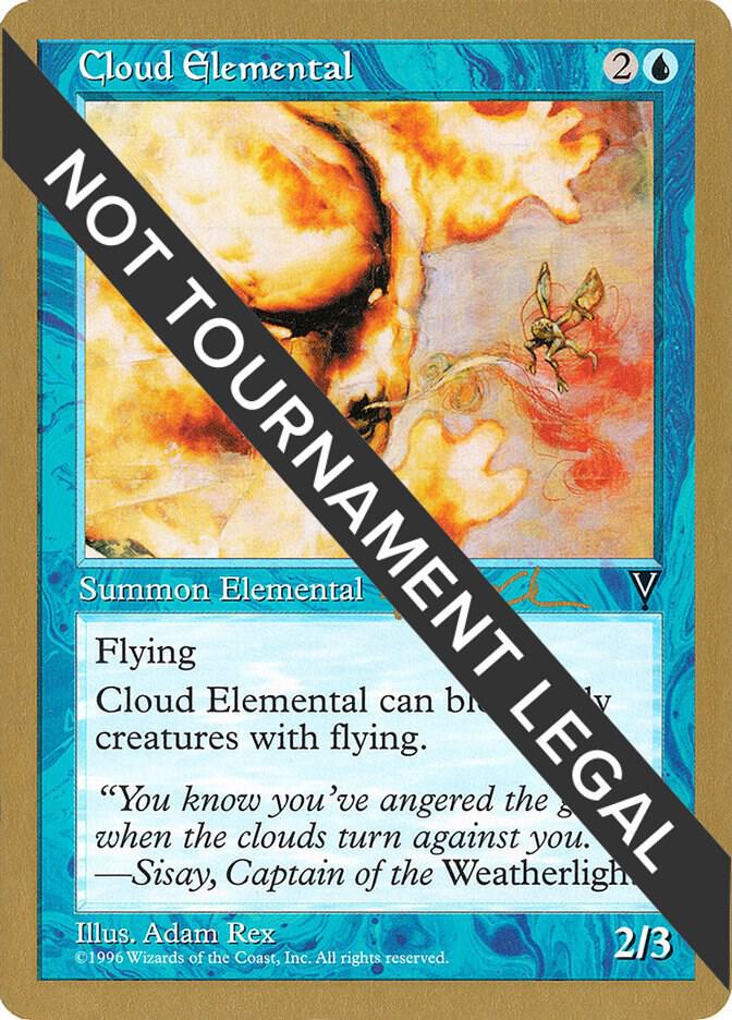 Cloud Elemental - 1997 Paul McCabe (VIS) card from World Championship Decks