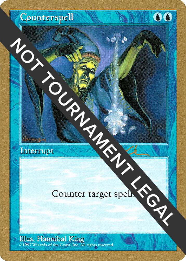 Counterspell - 1997 Paul McCabe (5ED) card from World Championship Decks