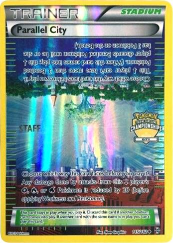 Parallel City (City Championships) [Staff] 145/162 card from League & Championship Cards