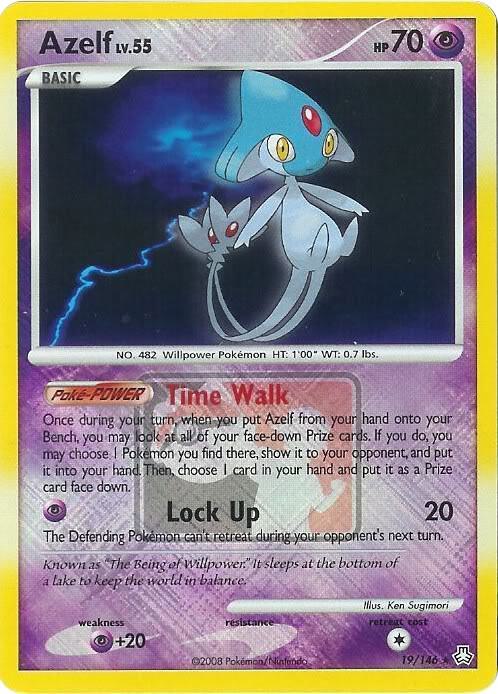 Azelf - 19/146 (League Promo) 019/146 card from League & Championship Cards
