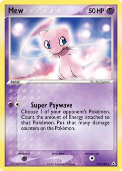 Mew (Non-Holo DVD Promo) 111/110 card from Miscellaneous Cards & Products