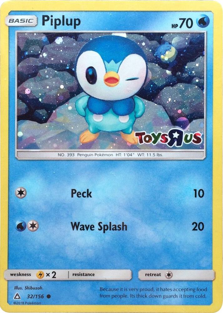 Piplup - 32/156 (Toys R Us) 032/156 card from Miscellaneous Cards & Products