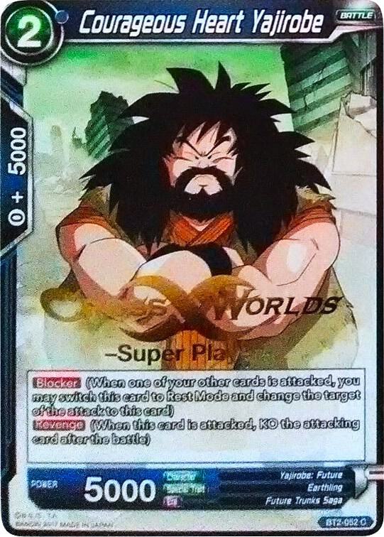 Courageous Heart Yajirobe (Super Player Stamped) BT2-052 card from Tournament Promotion Cards