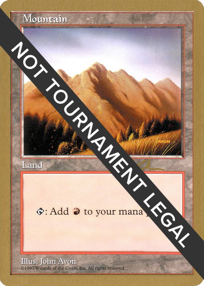 Mountain (432) - 1997 Paul McCabe (5ED) card from World Championship Decks