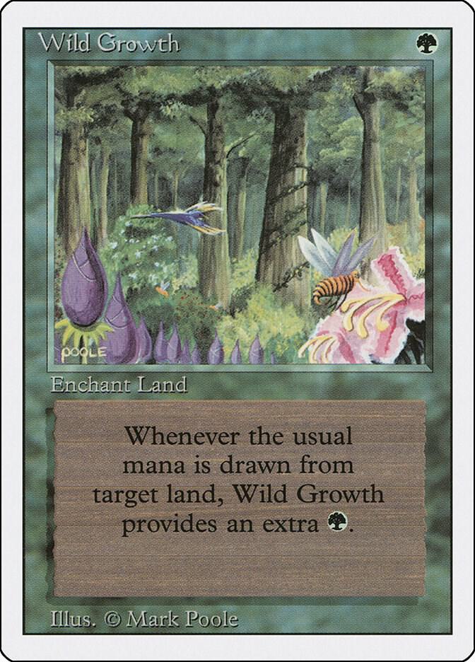 Wild Growth card from Revised Edition