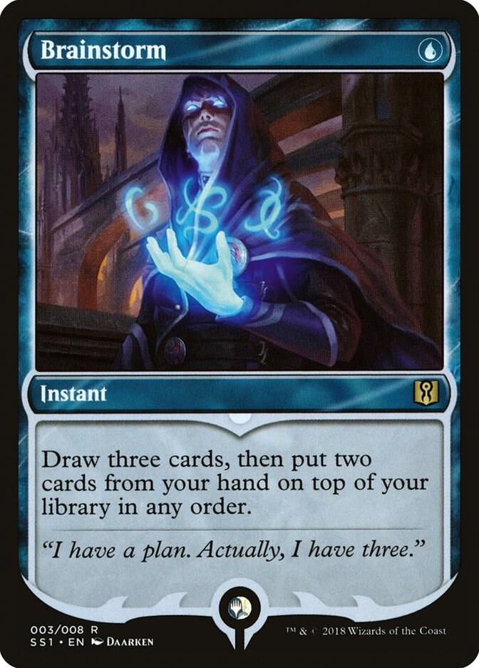 Brainstorm 3 card from Signature Spellbook: Jace