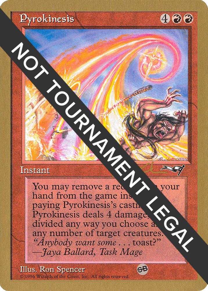 Pyrokinesis - 1997 Paul McCabe (ALL) (SB) card from World Championship Decks