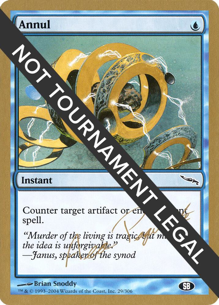 Annul - 2004 Aeo Paquette (MRD) (SB) card from World Championship Decks