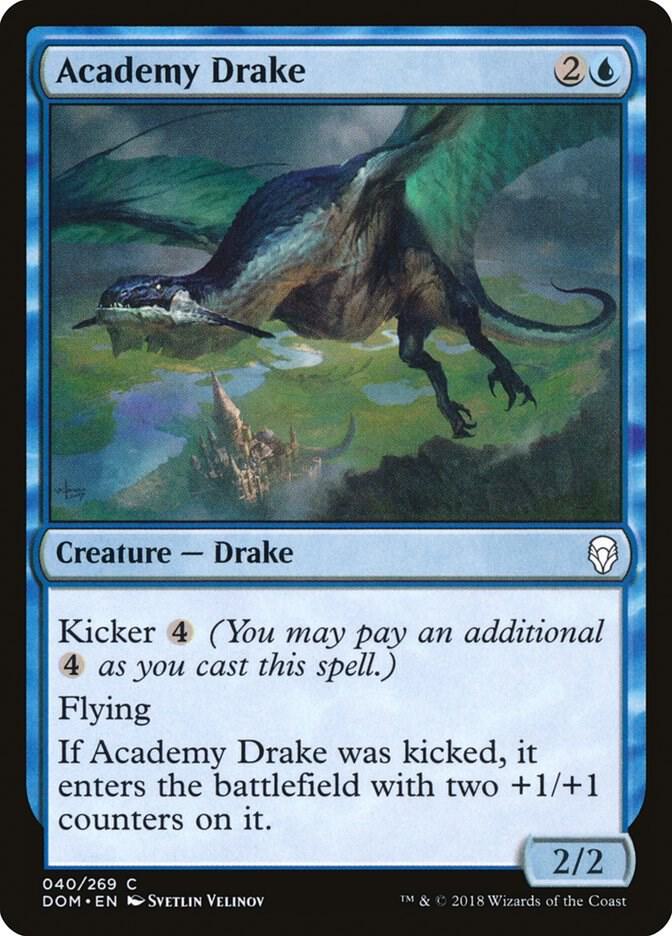 Academy Drake 40 card from Dominaria