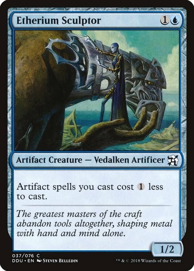 Etherium Sculptor 37 card from Duel Decks: Elves vs. Inventors