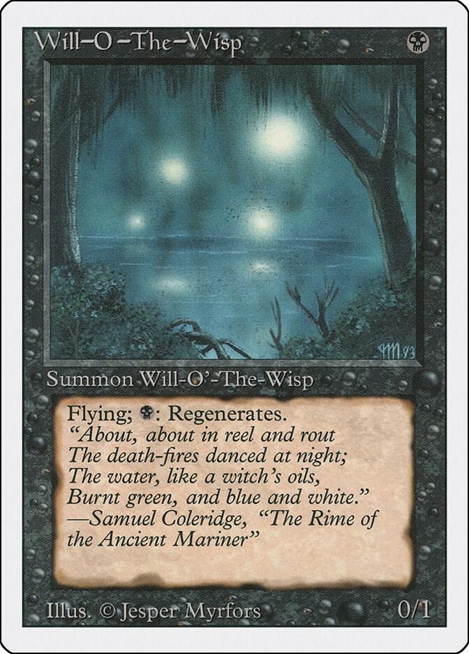 Will-o'-the-Wisp card from Revised Edition