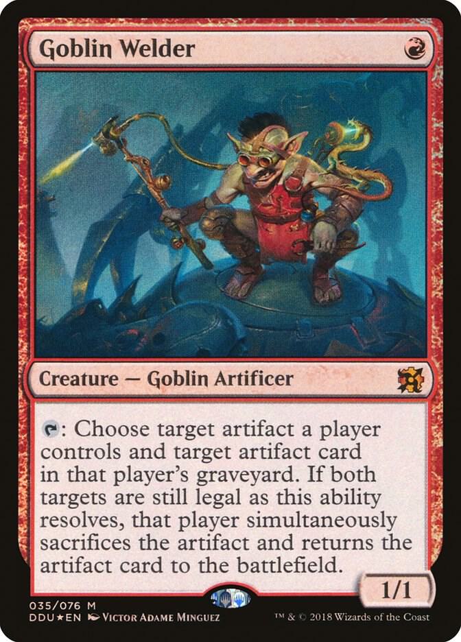 Goblin Welder 35 card from Duel Decks: Elves vs. Inventors
