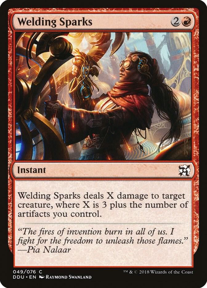 Welding Sparks 49 card from Duel Decks: Elves vs. Inventors