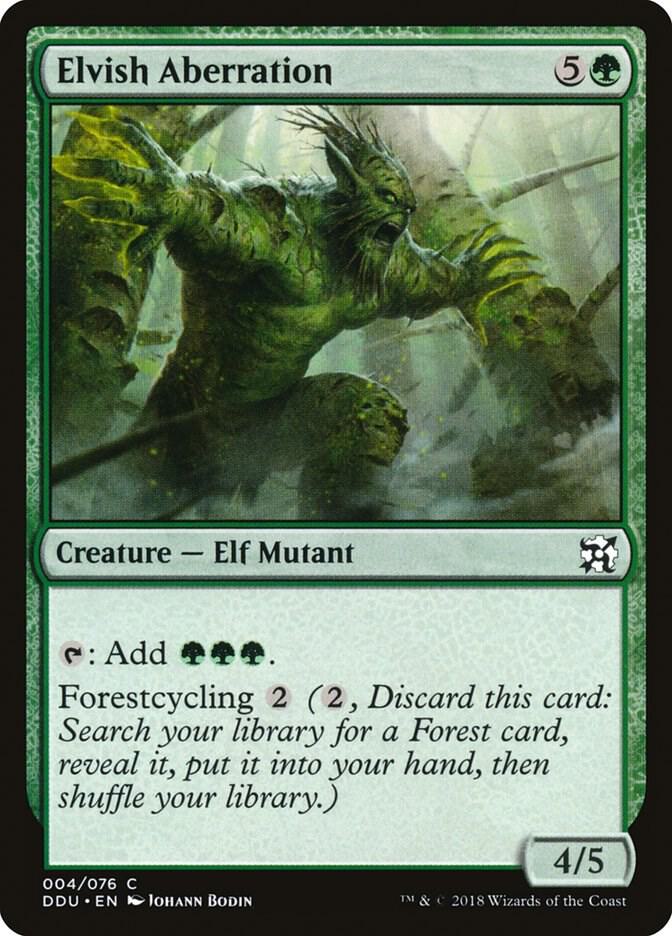 Elvish Aberration 4 card from Duel Decks: Elves vs. Inventors
