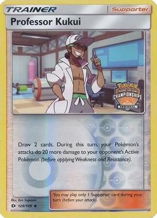 Professor Kukui (Regional Championships) 128/149 card from League & Championship Cards