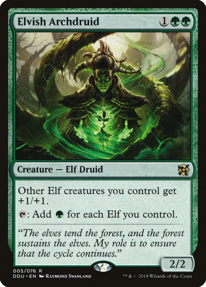 Elvish Archdruid 5 card from Duel Decks: Elves vs. Inventors