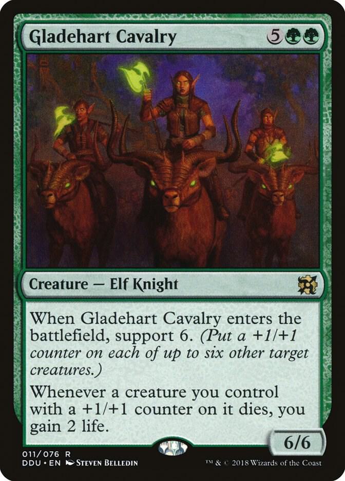 Gladehart Cavalry 11 card from Duel Decks: Elves vs. Inventors