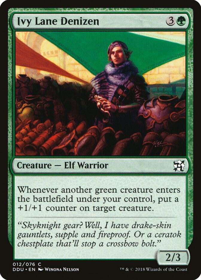 Ivy Lane Denizen 12 card from Duel Decks: Elves vs. Inventors