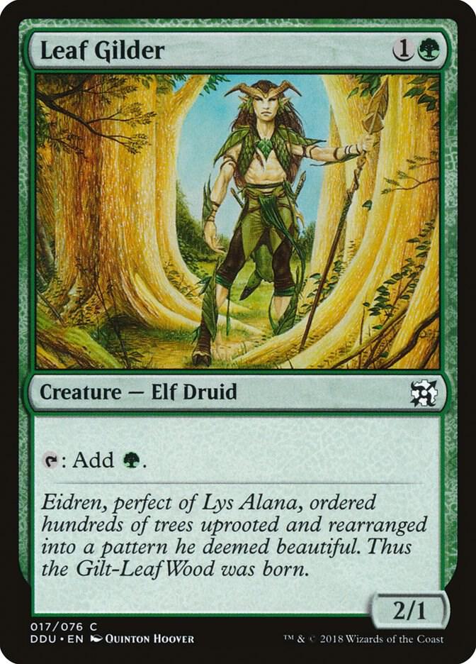 Leaf Gilder 17 card from Duel Decks: Elves vs. Inventors