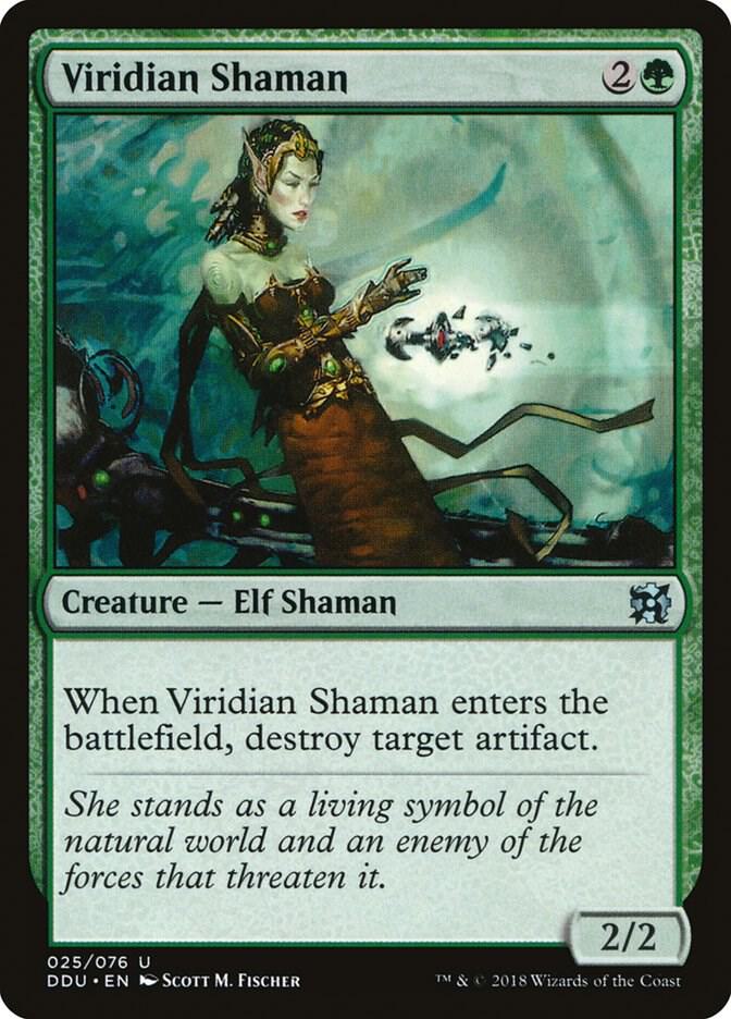 Viridian Shaman 25 card from Duel Decks: Elves vs. Inventors