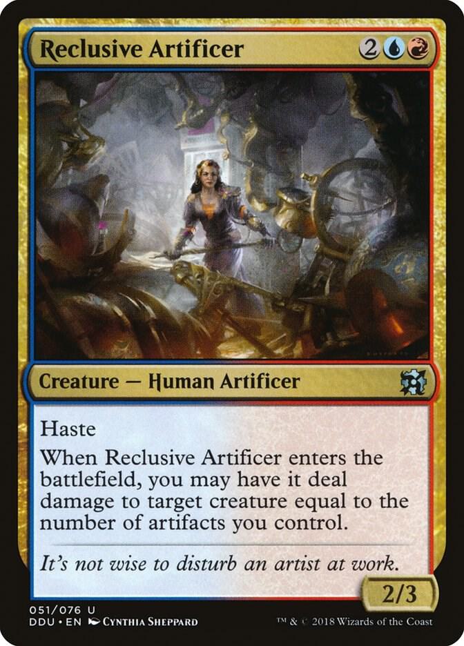 Reclusive Artificer 51 card from Duel Decks: Elves vs. Inventors