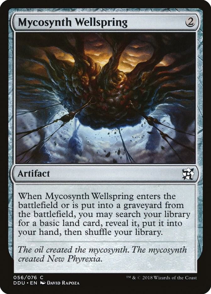 Mycosynth Wellspring 56 card from Duel Decks: Elves vs. Inventors