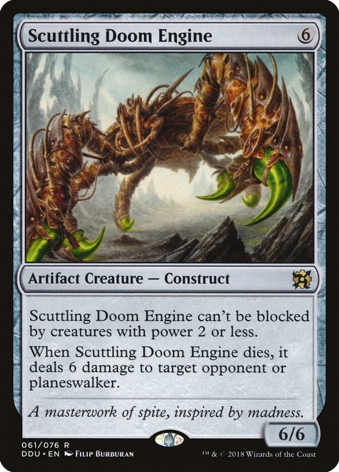 Scuttling Doom Engine 61 card from Duel Decks: Elves vs. Inventors