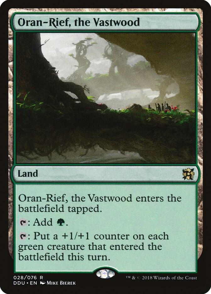 Oran-Rief, the Vastwood 28 card from Duel Decks: Elves vs. Inventors