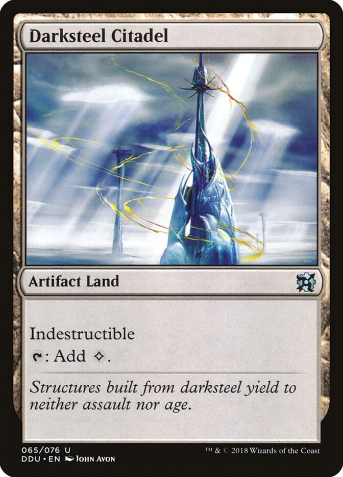 Darksteel Citadel 65 card from Duel Decks: Elves vs. Inventors