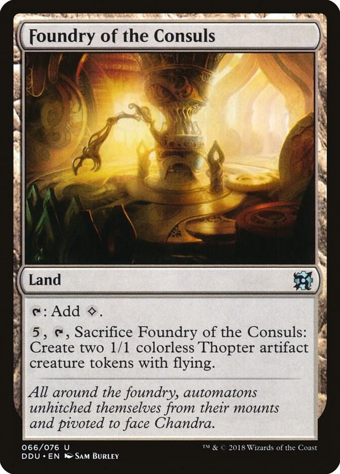 Foundry of the Consuls 66 card from Duel Decks: Elves vs. Inventors