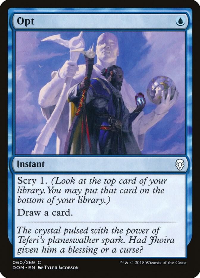Opt 60 card from Dominaria