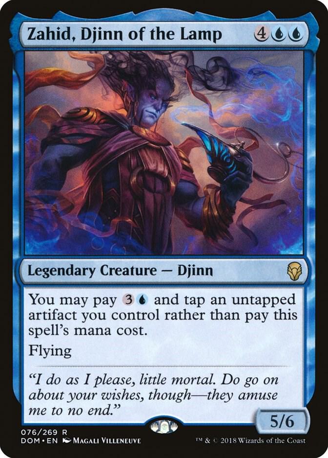 Zahid, Djinn of the Lamp 76 card from Dominaria