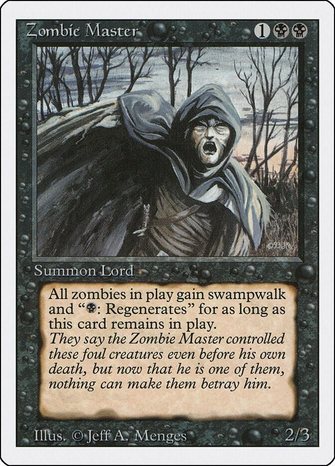 Zombie Master card from Revised Edition