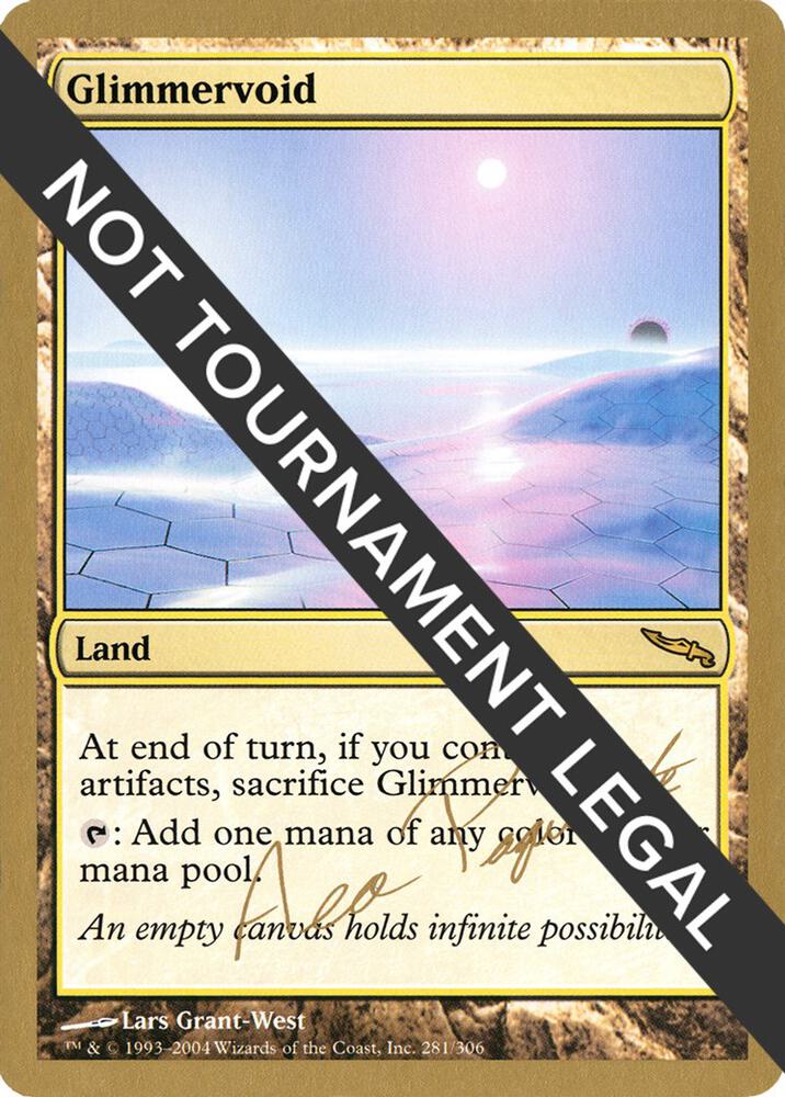 Glimmervoid - 2004 Aeo Paquette (MRD) card from World Championship Decks