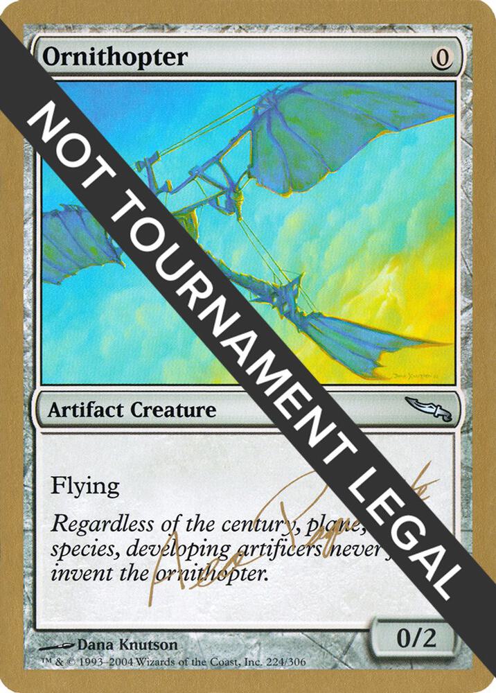 Ornithopter - 2004 Aeo Paquette (MRD) card from World Championship Decks