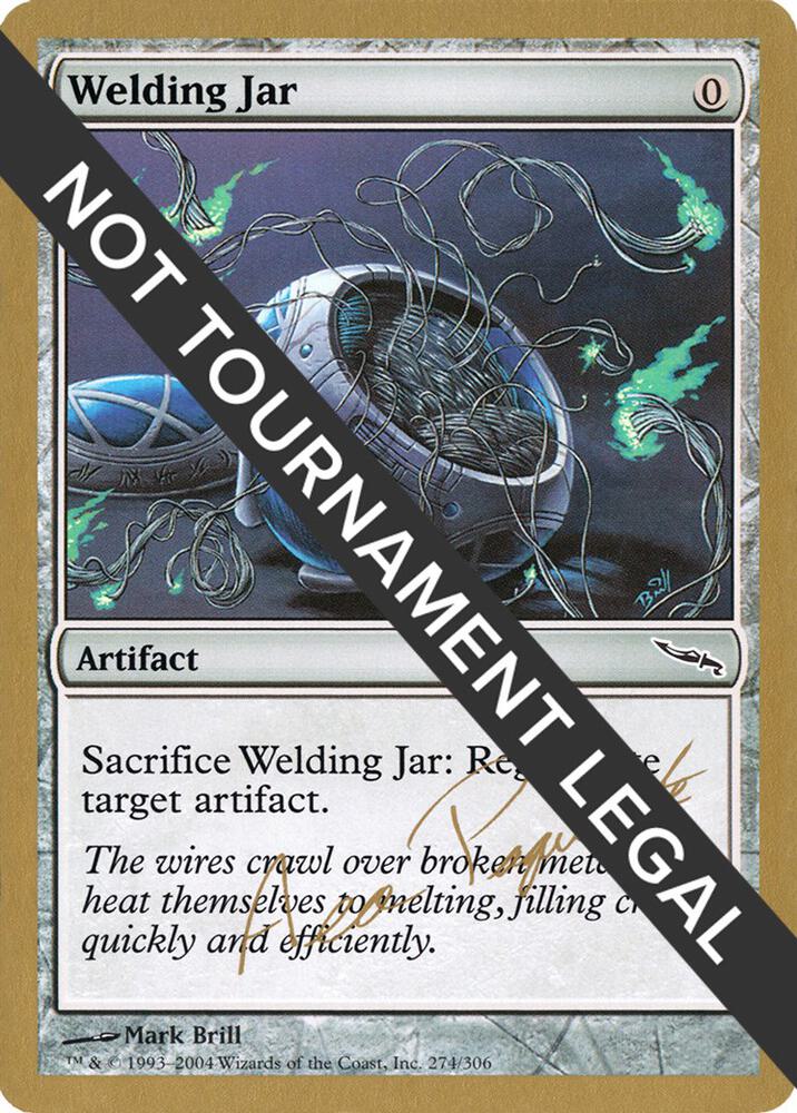 Welding Jar - 2004 Aeo Paquette (MRD) card from World Championship Decks
