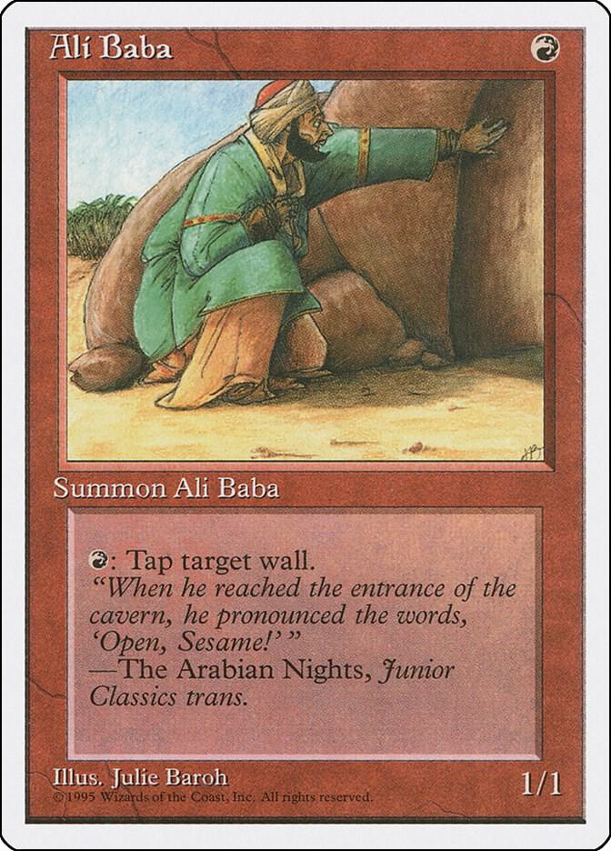 Ali Baba card from Fourth Edition